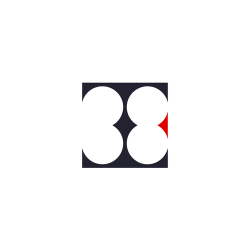 Number logo with the title 'Simple and Elegant Numerical Logo'