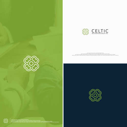 Celtic design with the title 'Celtic Restoration Group, Inc'