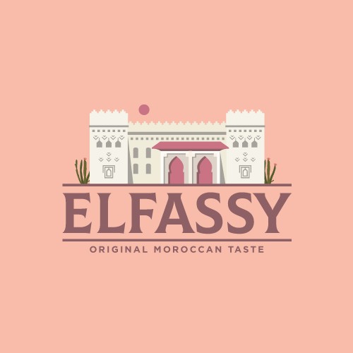 Moroccan design with the title 'Logo design for food company'