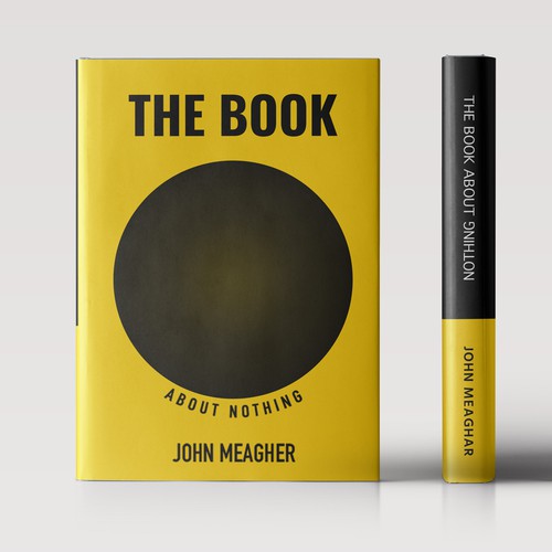 Attractive book cover with the title 'Book Cover Minimal Design'