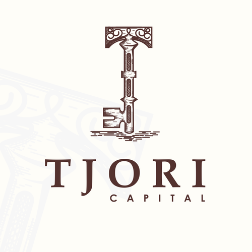 Key logo with the title 'Classic logo design for "Tjori Capital"'