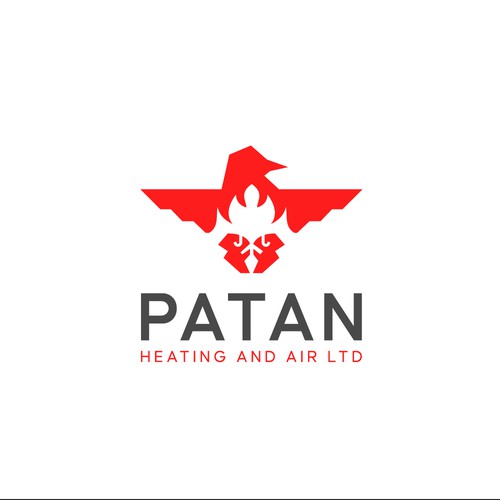 Fire brand with the title 'Eagle Logo concept'