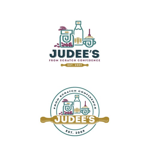 Milk logo with the title 'judee's'