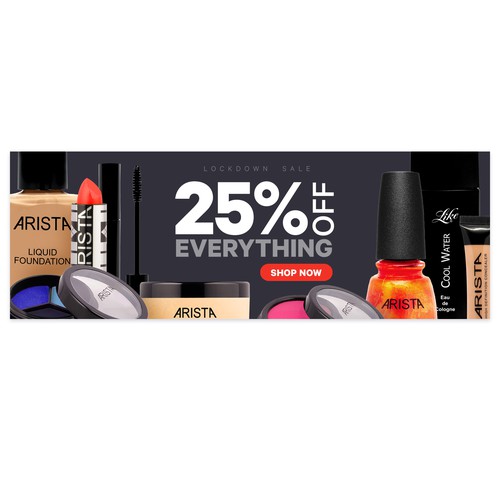 Discount design with the title 'Web Page Header Banner'