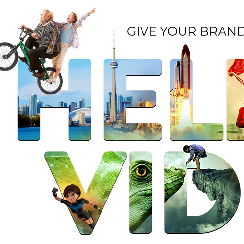 Video design with the title 'Banner for Helium Video'