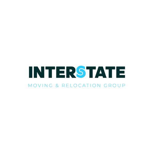 Moving company logo with the title 'Logo Concept for INTERSTATE'