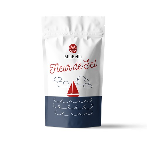 Nutrition packaging with the title 'Packaging Design for MiaBella'