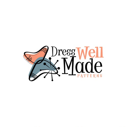 Dress design with the title 'LOGO'