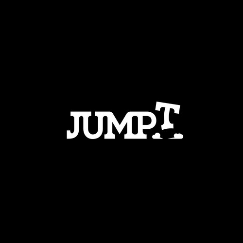 Jump logo with the title 'Simple and creative logo for a marketing agency'