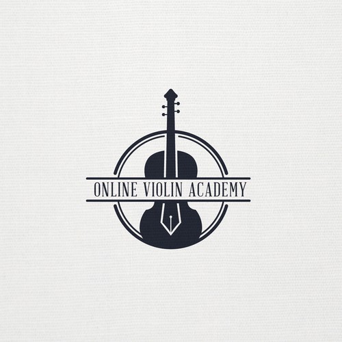 Audio design with the title 'Violin Academy'