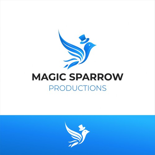 Sparrow logo with the title 'Magic Sparrow Production logo'