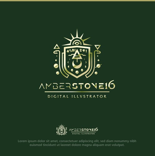 Alchemy design with the title 'AmberStone16'