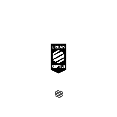 Shirt logo with the title 'Urban Reptile Logo'