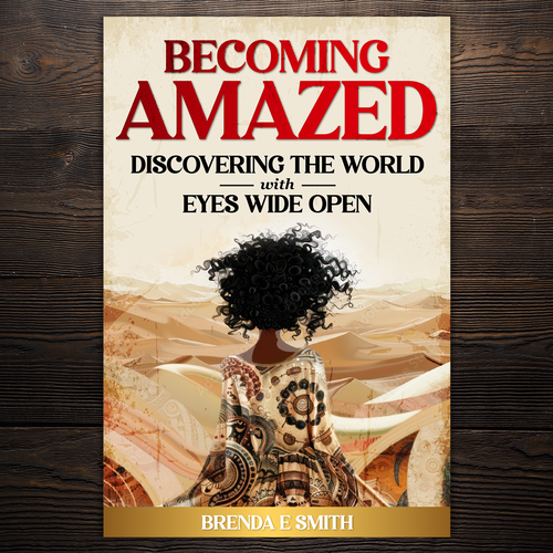 Graphic book cover with the title 'Becoming Amazed eBook'
