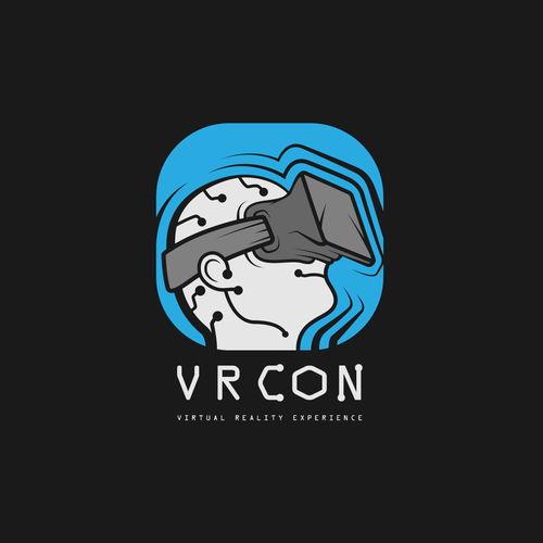 Reality design with the title 'VR CON the ultimate VR experience place'