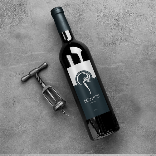 Wine packaging with the title 'Bonics Luxury wine'