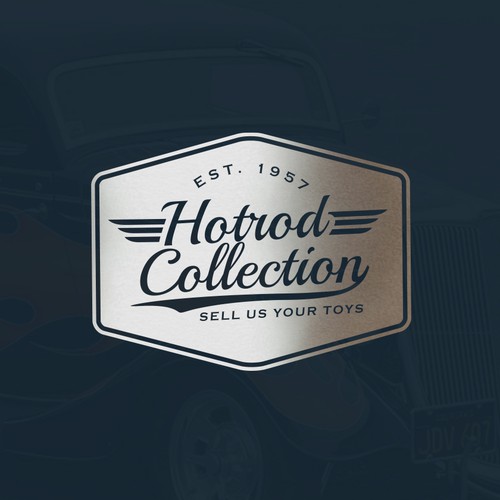 Bmw logo with the title 'Hotrod Collection Logo Design'