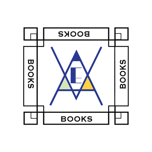 Modern retro design with the title 'Modern art deco logo'