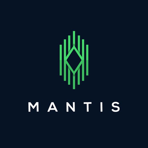 Creative logo with the title 'Mantis'