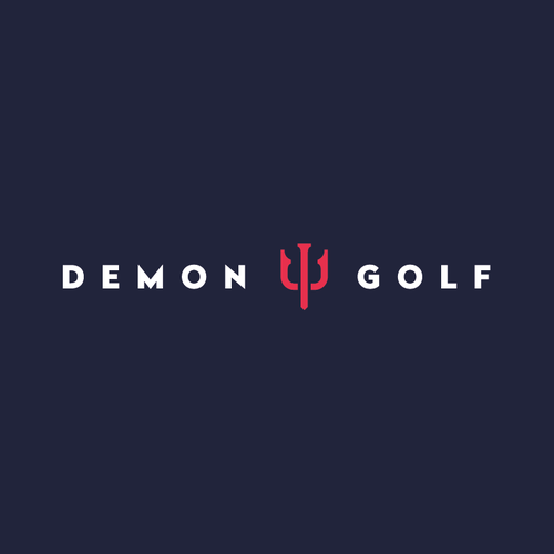 Meaningful logo with the title 'Demon Golf Logo'