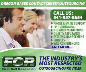 Call center design with the title ' First Call Resolution banner'