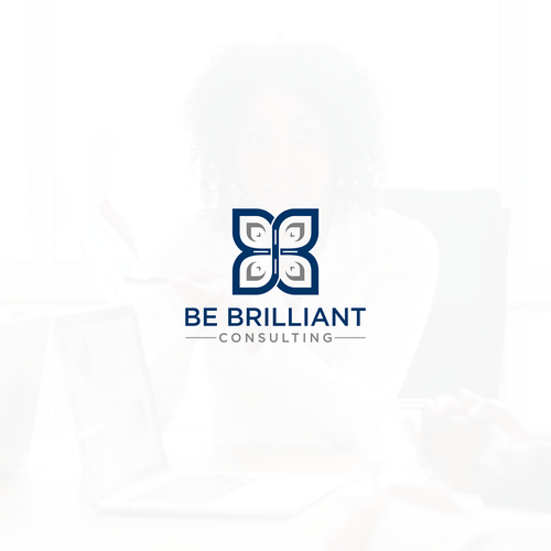 Accounting brand with the title 'logo concept for business consulting'
