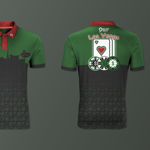 Polo design with the title 'Poker t-shirt '
