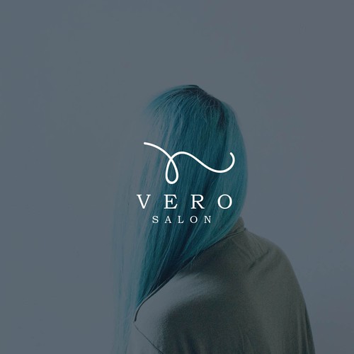 Saloon design with the title 'Logo concept for saloon'