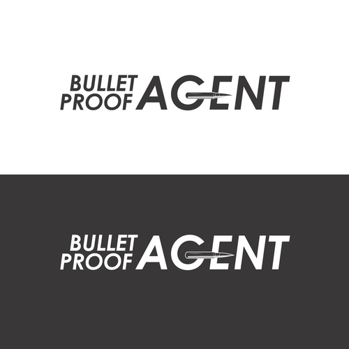 Agent logo with the title 'Bullet Proof Agent Logo'