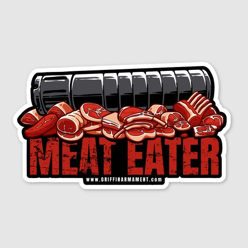 Full-color design with the title 'Meat Eater'