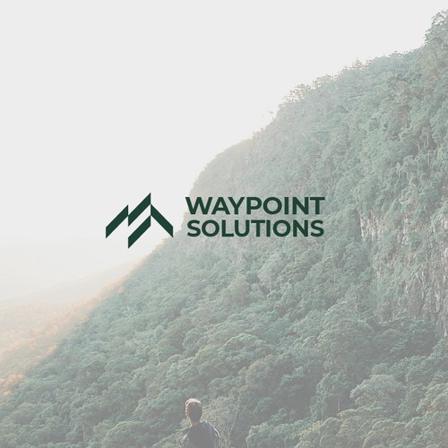 Outdoor logo with the title 'Logo for Waypoint Solutions'