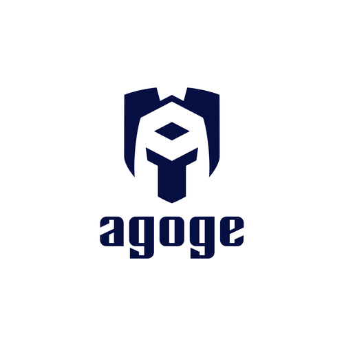 Gladiator logo with the title 'A logo concept for cybersecurity training company'