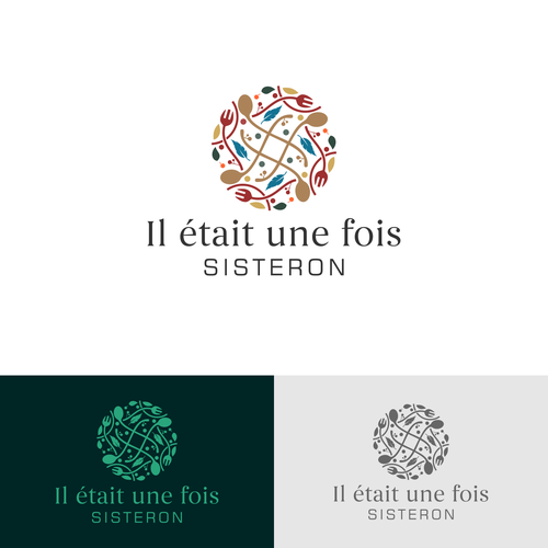 Bistro logo with the title 'FOOD BISTRO LOGO'