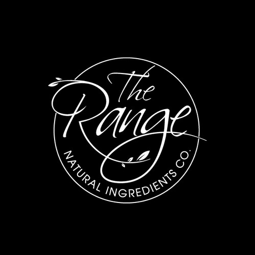 Earthy design with the title 'The Range Natural Ingredients Co.'