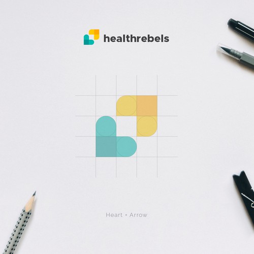 Rebel logo with the title ' Logo Design for Personal Coaching'