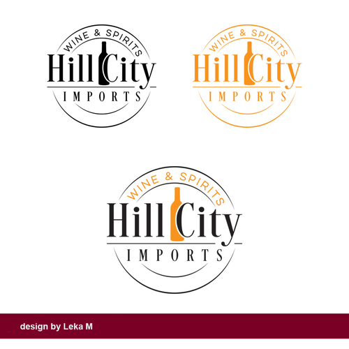 Drink logo with the title 'Hill City Imports'