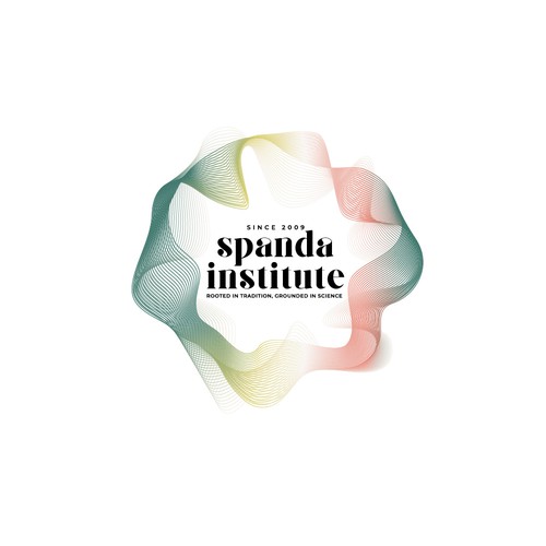 Yoga logo with the title 'Yoga school logo'