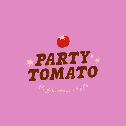Homeware logo with the title 'PARTY TOMATO'