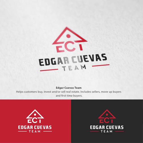 Real estate logo with the title 'Real Estate Logo For ECT'