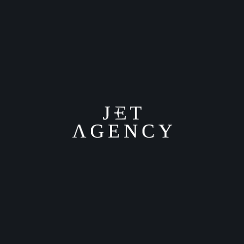 Jet logo with the title 'Logo for Jet Agency'
