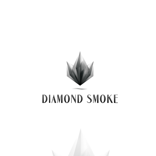 Diamond design with the title 'Elegant logo for Smoking Products Brand'