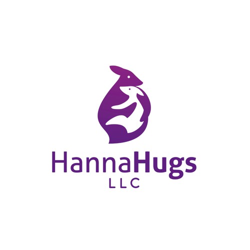 Baby brand with the title 'Logo for a Kangaroo baby bag'