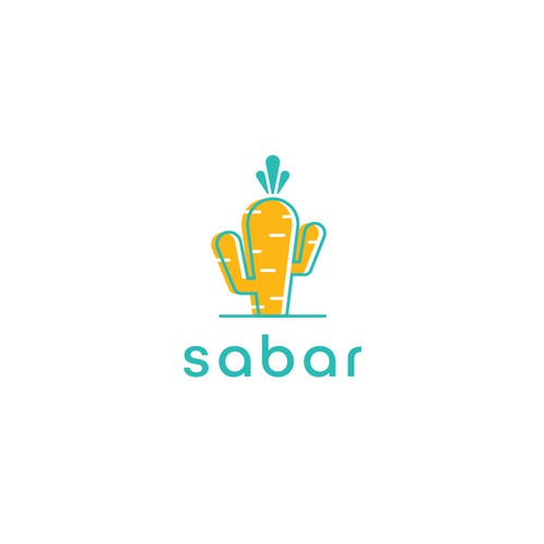 Orange logo with the title 'SABAR'