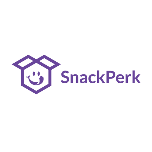Snack logo with the title 'playful logo for snacks variety subscription box service'