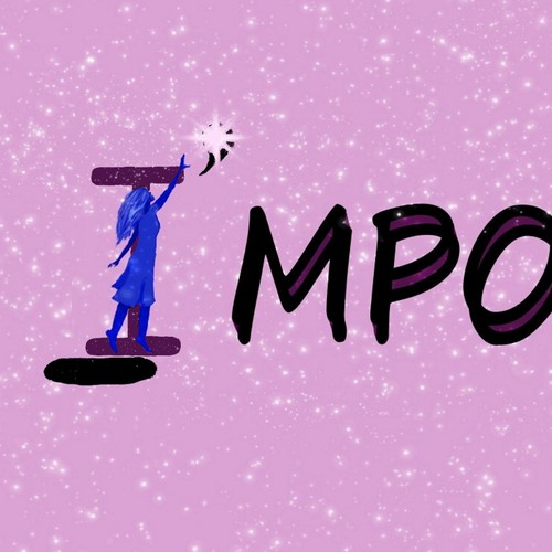 Inspirational t-shirt with the title 'i'm possible logo design'