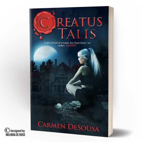 Bestseller book cover with the title 'Creatus Talis'