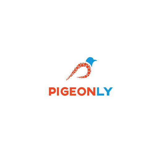 Pigeon logo with the title 'Logotype needed for unique Tech Company'