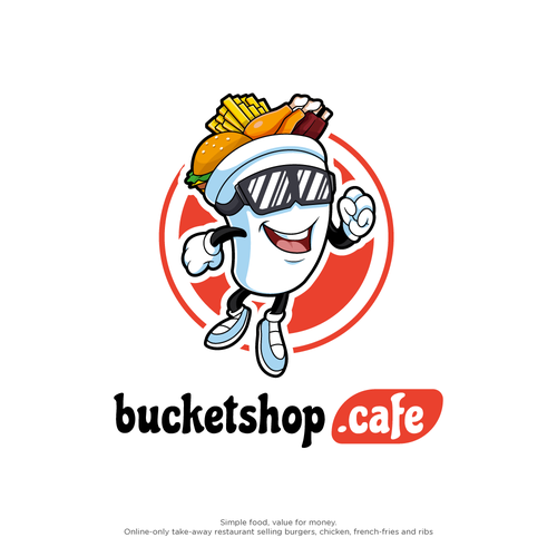 Bucket logo with the title 'Bucketshop.cafe'