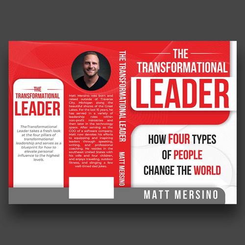 Leadership book cover with the title 'The Transformational Leader: How Four Types of People Change the World'