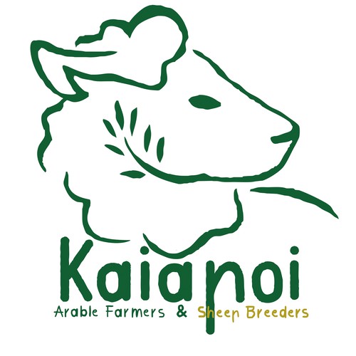 Farmer logo with the title 'Kaiapoi Logo Design'